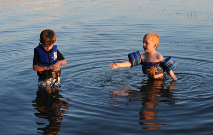 At the lake