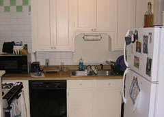 kitchen after dishwasher