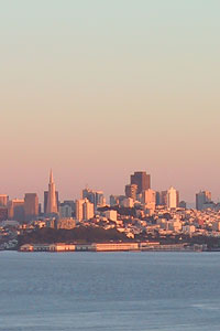 sunset on san francisco