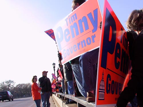 Lake Street Tim Penny rally