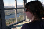 Lisa on Goodnow Mountain